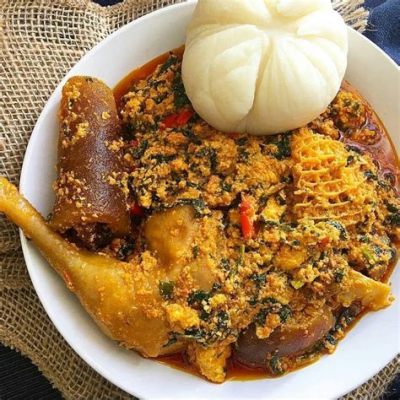  Egusi Soup: ¡Una deliciosa explosión de sabor y textura que te transportará a las calles de Yenagoa!